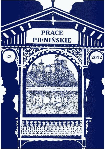 Okładka - Prace Pienińskie 2012